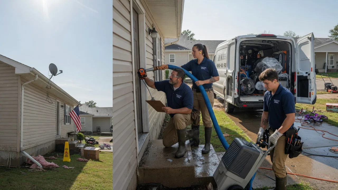 Ceiling Water Damage Restoration in Forreston, IL near me